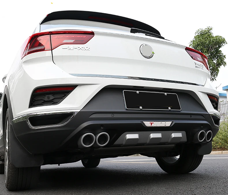 Для Volkswagen T-ROC TROC, диффузор заднего бампера, защитная накладка, Накладка для хвоста и губ