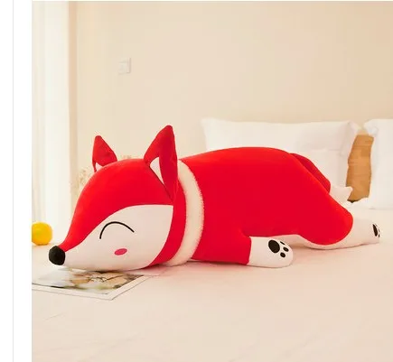 c 35/50 см/60 см/70 см/90 см Kawaii Плюшевые Куклы Мягкие Животные плюшевая игрушка «Лиса» для детей на день рождения плюшевая подушка подарок - Цвет: c