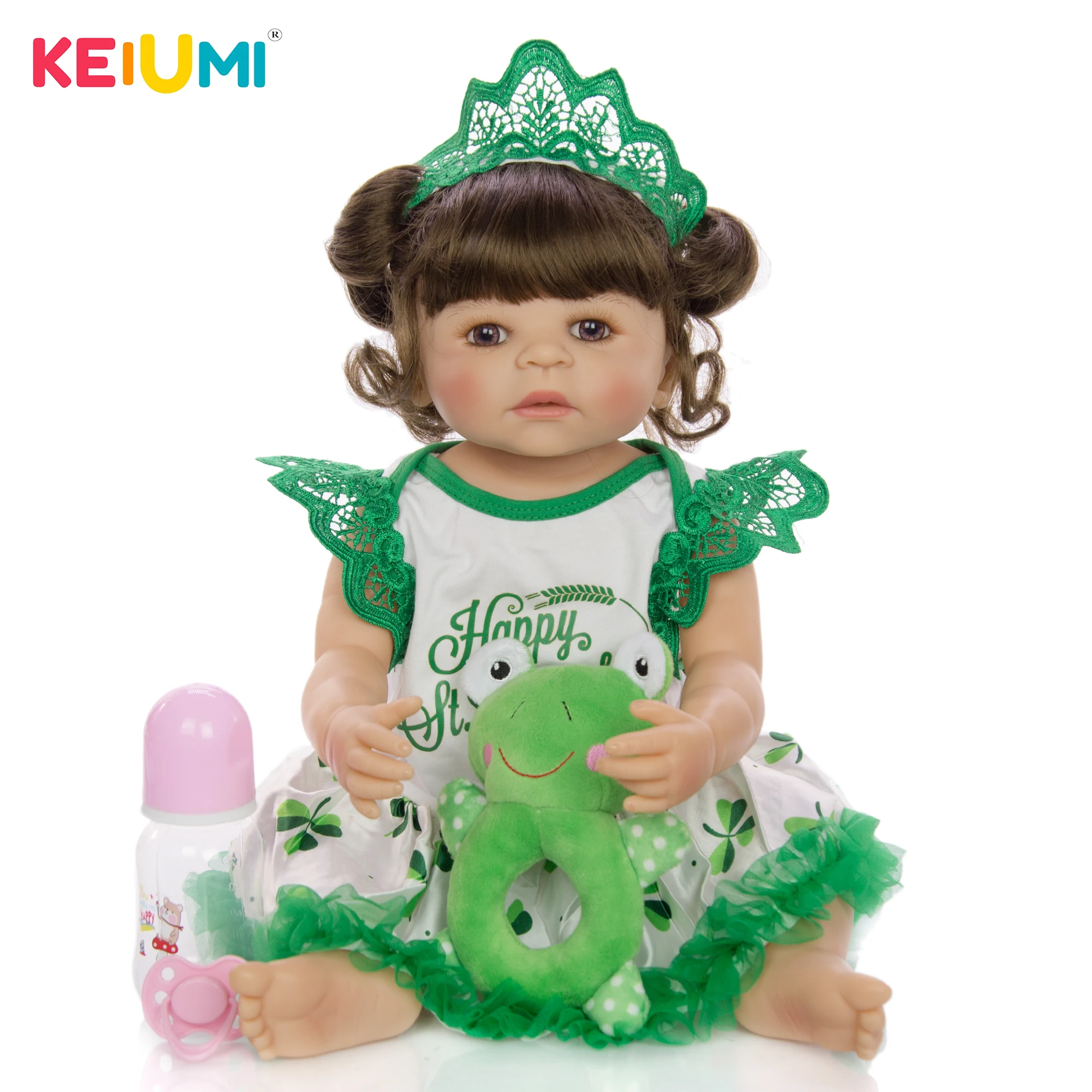 Модные 55 см куклы Reborn Baby силиконовые 22 дюйма реалистичные принцессы Bebe для детей