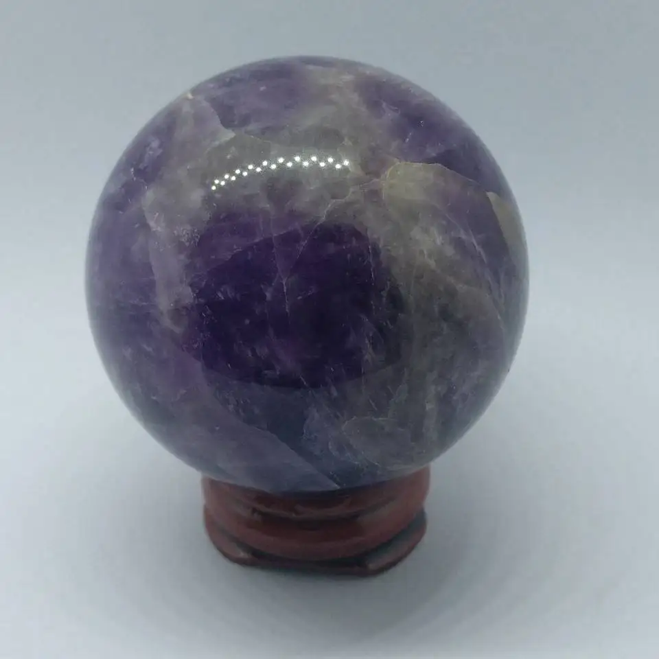 70 мм Хрустальный шар чакра целебная натуральная мечта аметист коратц Сфера | Дом