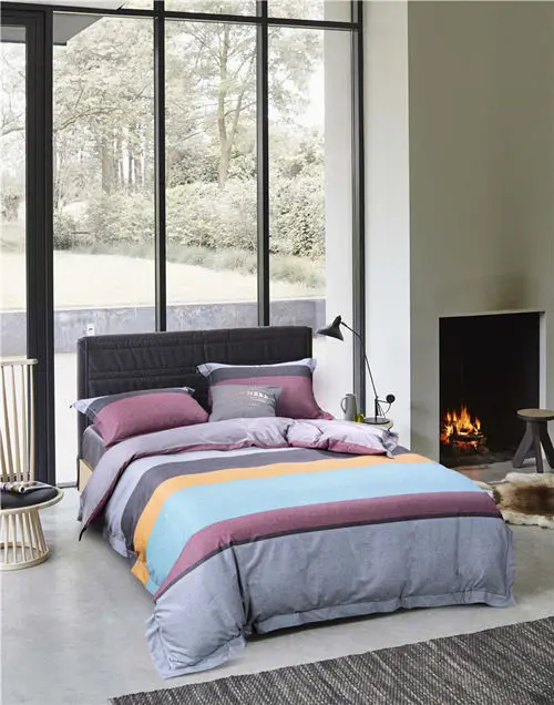 4 4 шт. синий Египетский хлопок Комплект постельного белья Королева Король Размер постельное белье пододеяльник простыня комплект наволочки - Цвет: 4