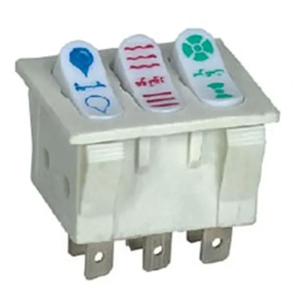 Rocker switch KCD2-302, popular type with multifunctional