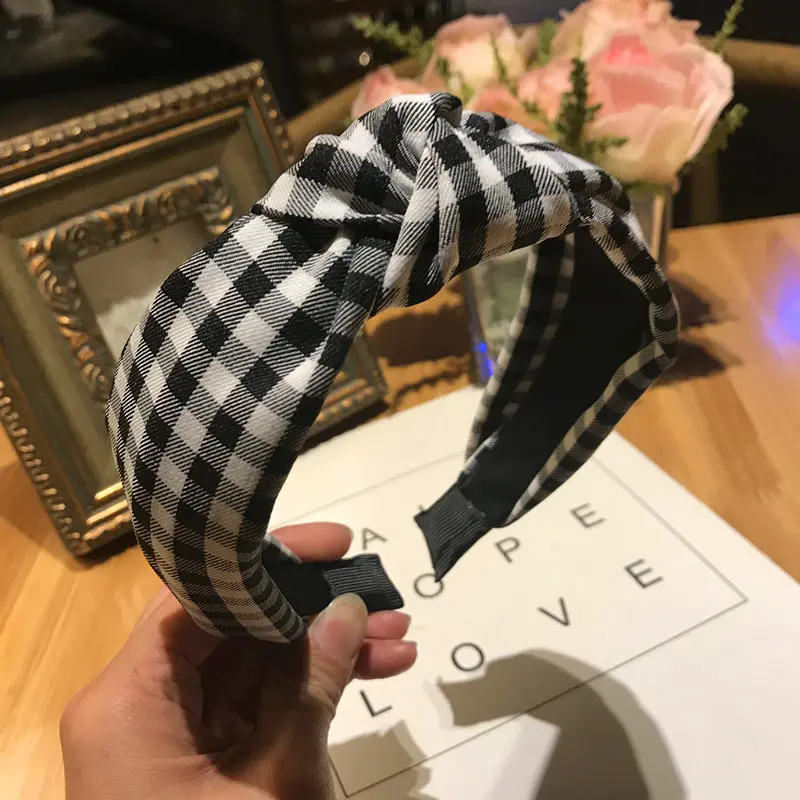 15 Fancygirl Новое поступление однотонная цветная вязаная повязка на голову для женщин повязки для волос головные уборы для девушек аксессуары для волос - Цвет: 15
