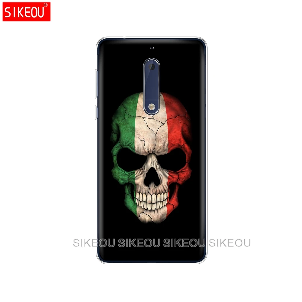 Силиконовый чехол для телефона Nokia 5 3 6 7 PLUS 8 9 /Nokia 1 2 2018 с флагом италии | Мобильные