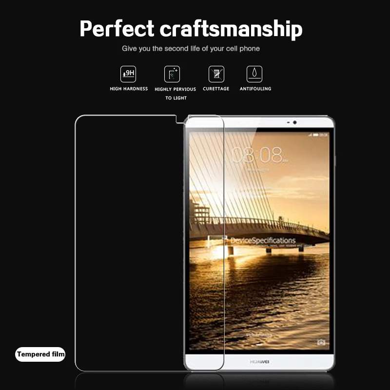 Ультратонкое закаленное стекло пленка для Huawei Mediapad M2 801L 802L 803L 8 0 дюйма защитная
