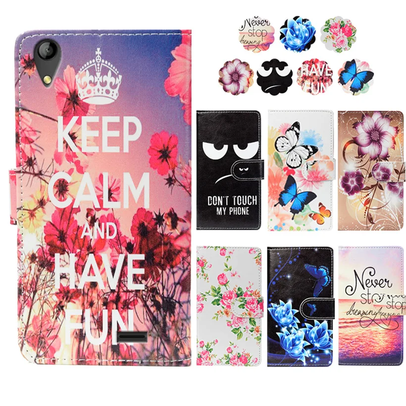 Модные из искусственной кожи с откидной крышкой рисунком бумажник чехол для Ark