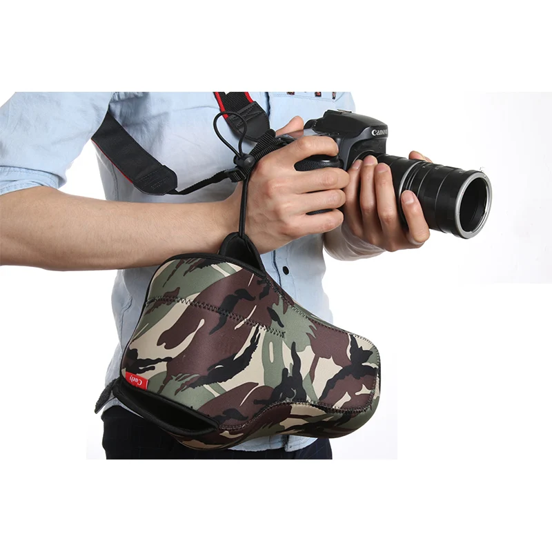 Неопрен Камера чехол Чехол пакет протектор объектива Цифрового Фотоаппарата canon