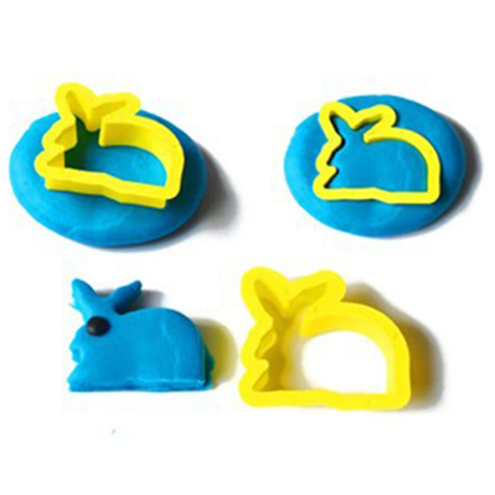 14 шт./компл. формы в виде животных для тортов красочный Пластилин вырубки