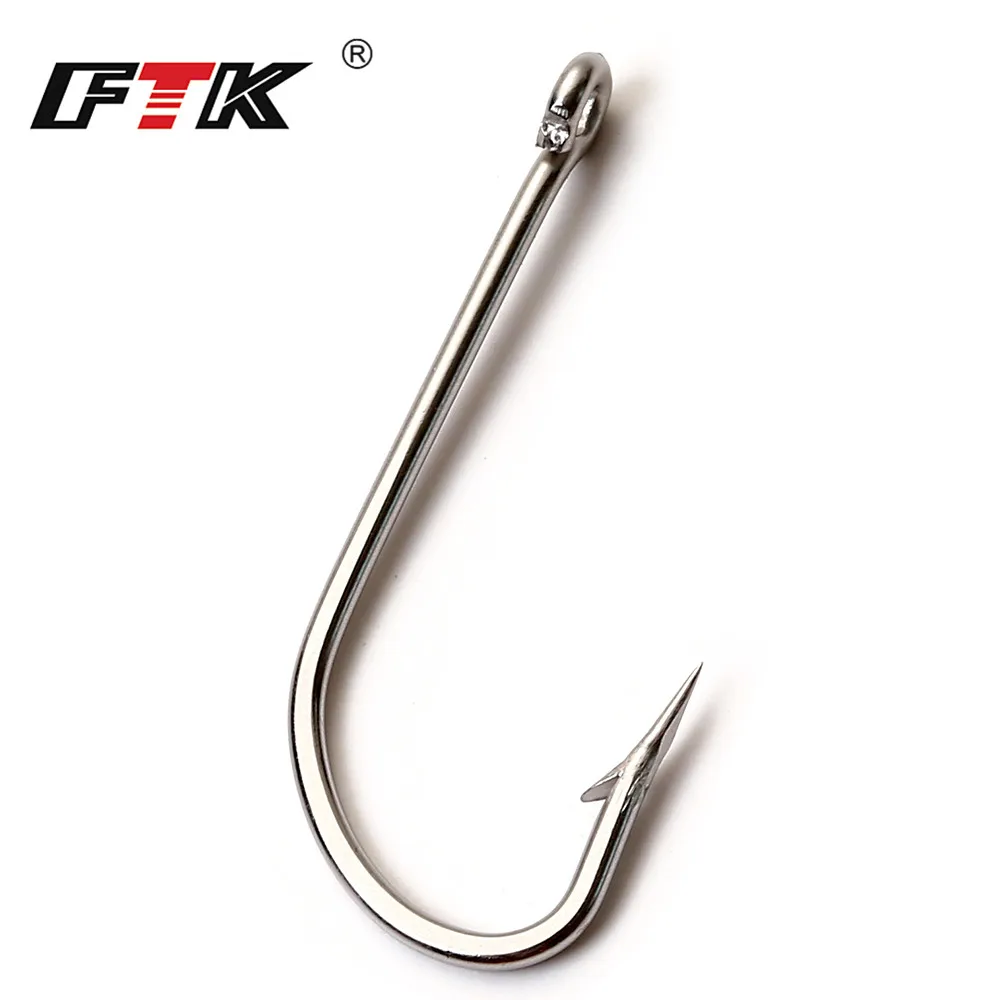 Крючки из нержавеющей стали FTK 401SS OShauchness 6/0 # 1/0 с 25 шт. 1 8 50 для крючков ловли карпа