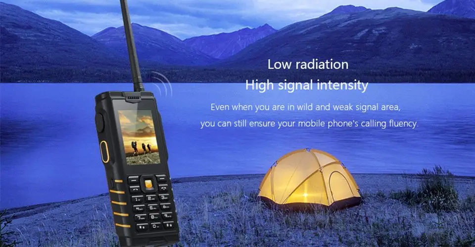 Ioutside T2 прочный телефон IP68 водонепроницаемый ударопрочный морозостойкий Walkie talkie Powerbank фонарик 4500 мАч Русская клавиатура