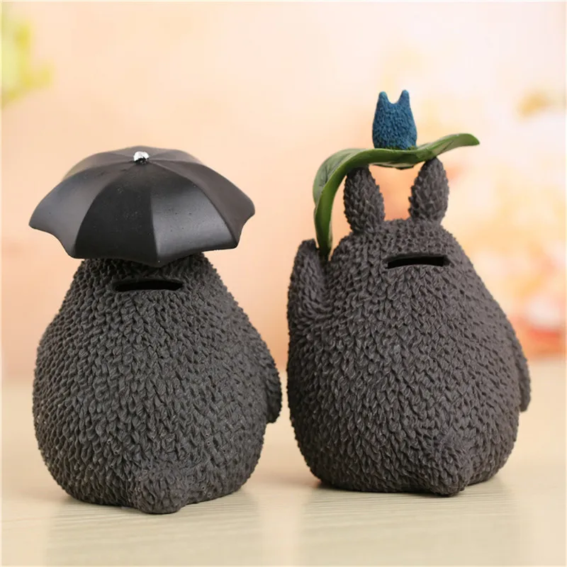 

Large Size Totoro Piggy Bank Resin Totoro Creative Money Box Artware Figurines Japanese Style Coin Box 1 Piece Free Shipping