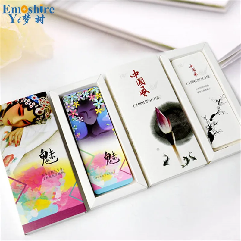 

Bookmarks Creative Cute Cartoon Retro Chinese Bookmark Stationery Gift Diy Card Paper Bookmarks M007