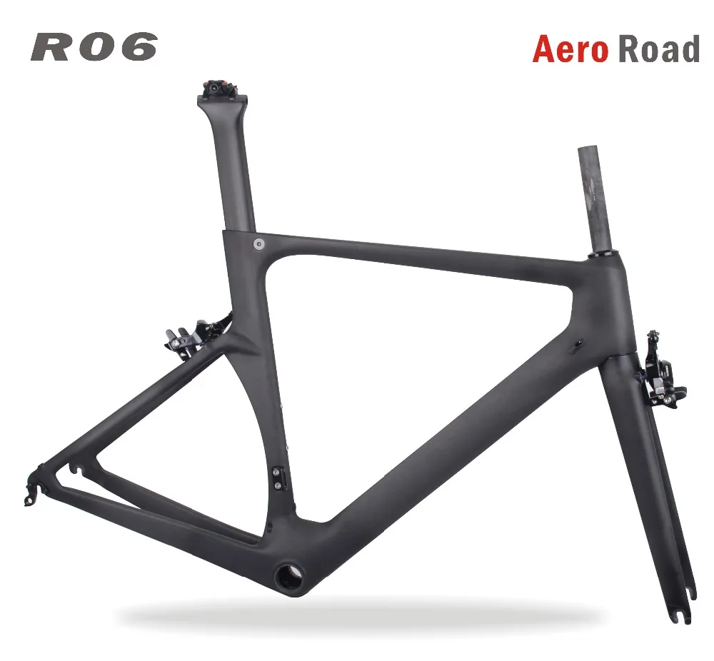 Карбоновая рама для велосипеда Miracle 700c Aero BB86 56 см карбоновая гоночного