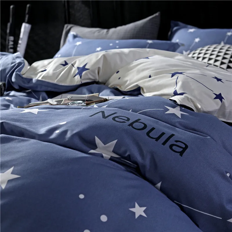 Голубая звезда 3/постельного белья из 4 предметов комплекты Для маленьких