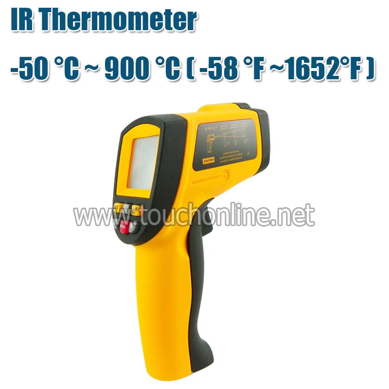 

Non-contact Digital Infrared Thermometer Pyrometer -50 to 900 degree