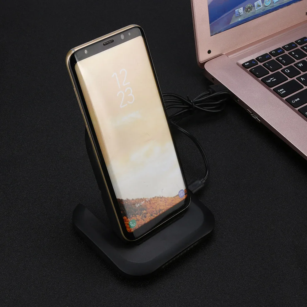 10000mAh power Bank Qi Беспроводная Быстрая зарядка USB светодиодный портативный аккумулятор зарядное устройство 25