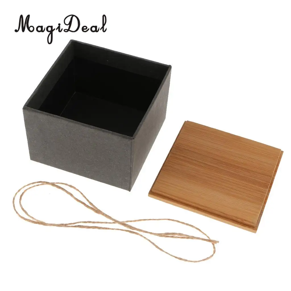 Коробка для хранения чая с бамбуковой крышкой коробка ручной работы