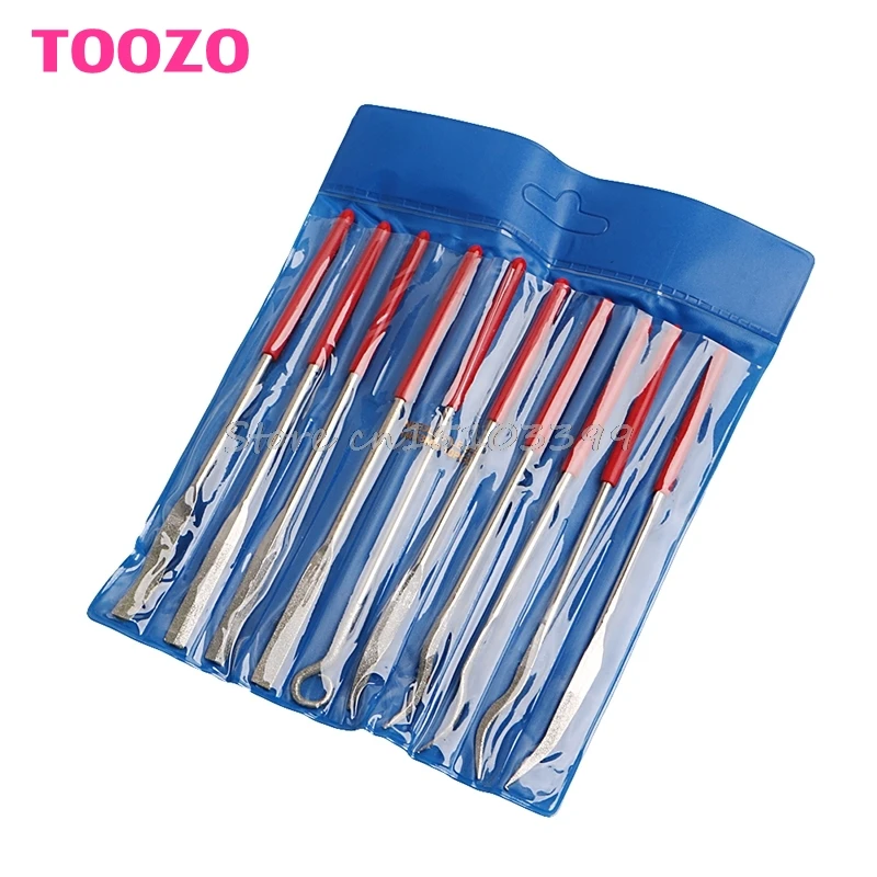 Новые механические часы с алмазным покрытием 10 шт. ювелирные напильники