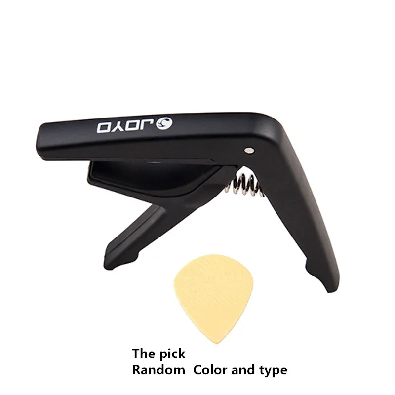 WS JOYO Capo для 6 струнной гитары цветные пластиковые Капо струн цвета черного