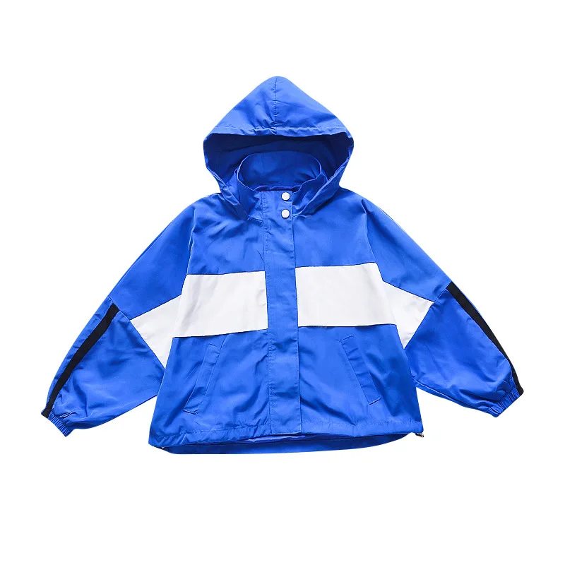 Spring 2019 Children Coat for Girl Windproof Hoooded Jackets Teenage School Girls Climbing Clothes Loose Mountaineering Coats | Детская