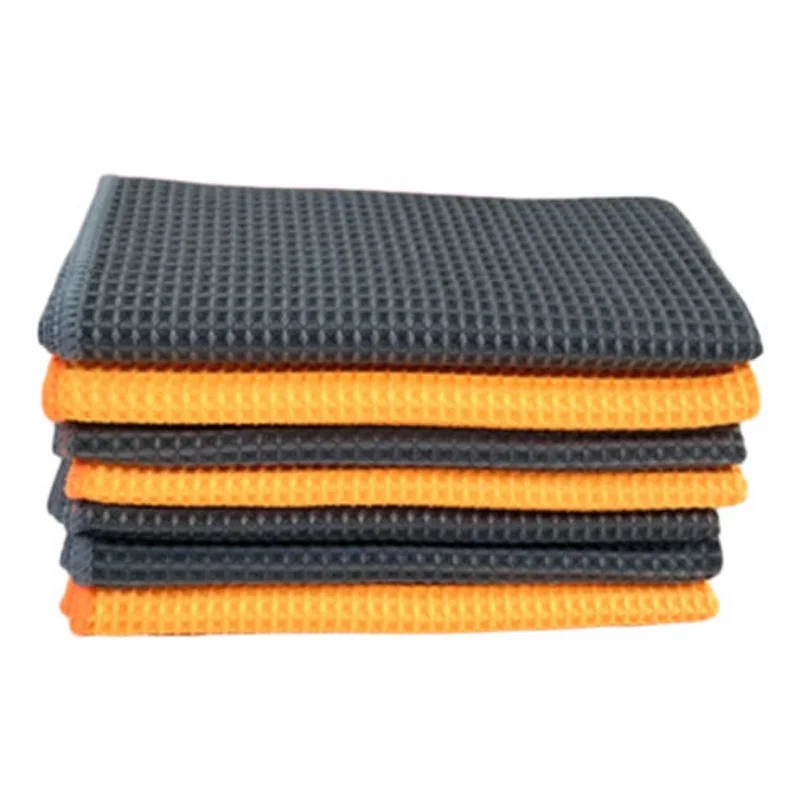 Микрофибра полотенце тряпка для автомобиля/кухня Абсорбент Мягкая стирка воск