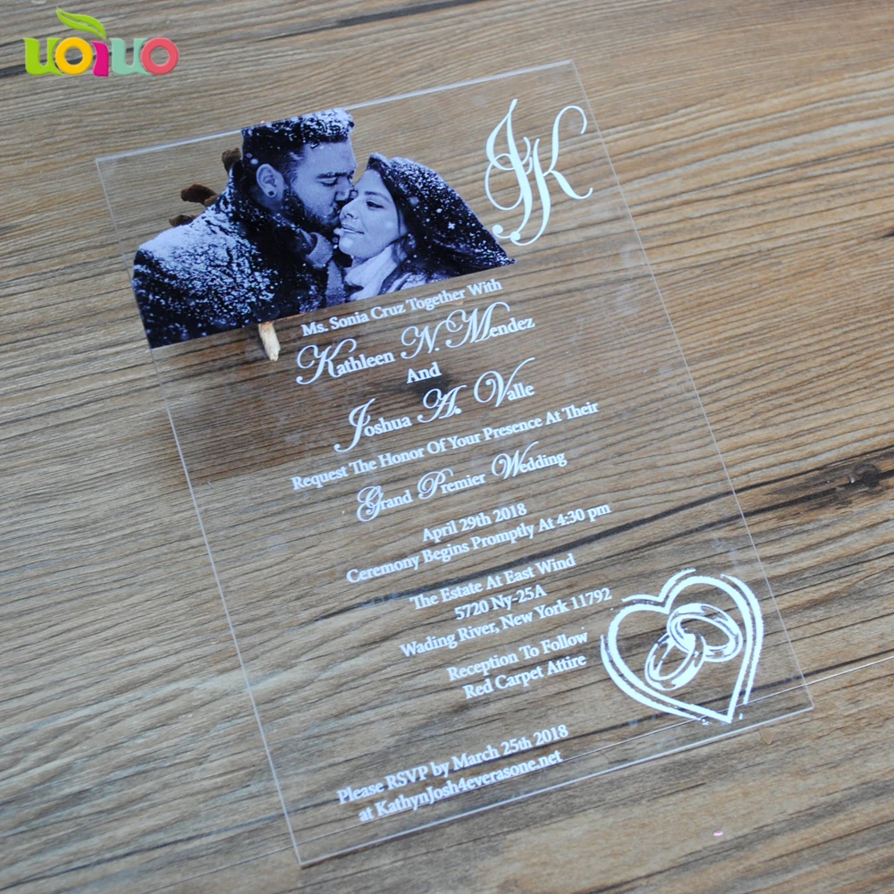 2018 горячая Распродажа хорошее качество прозрачная акриловая карта с печатью