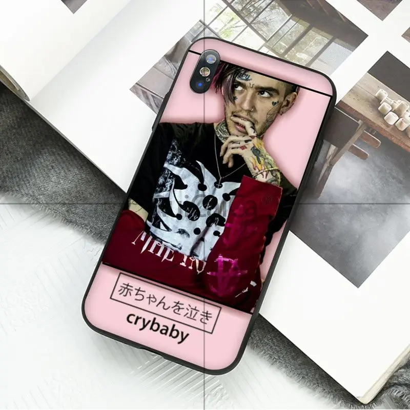 A9 Ruicaica рэпер Lil Peep черный мягкий чехол для телефона для iPhone 5 5Sx 6 7 7plus 8 8Plus X XS MAX XR - Цвет: A9