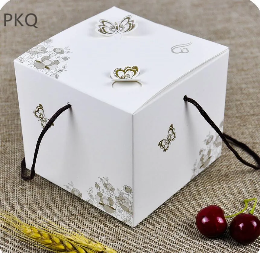 5 шт. 11 5x11 5x10 см подарочные коробки для конфет и печенья DIY Романтическая Свадебная