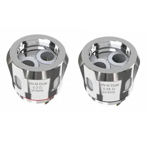 Оригинальная HW-M Eleaf, Двойная Головка Катушки, HW-N, Двойная Головка Катушки для iStick NOWOS ELLO Duro, испаритель катушки бака, 5 шт.