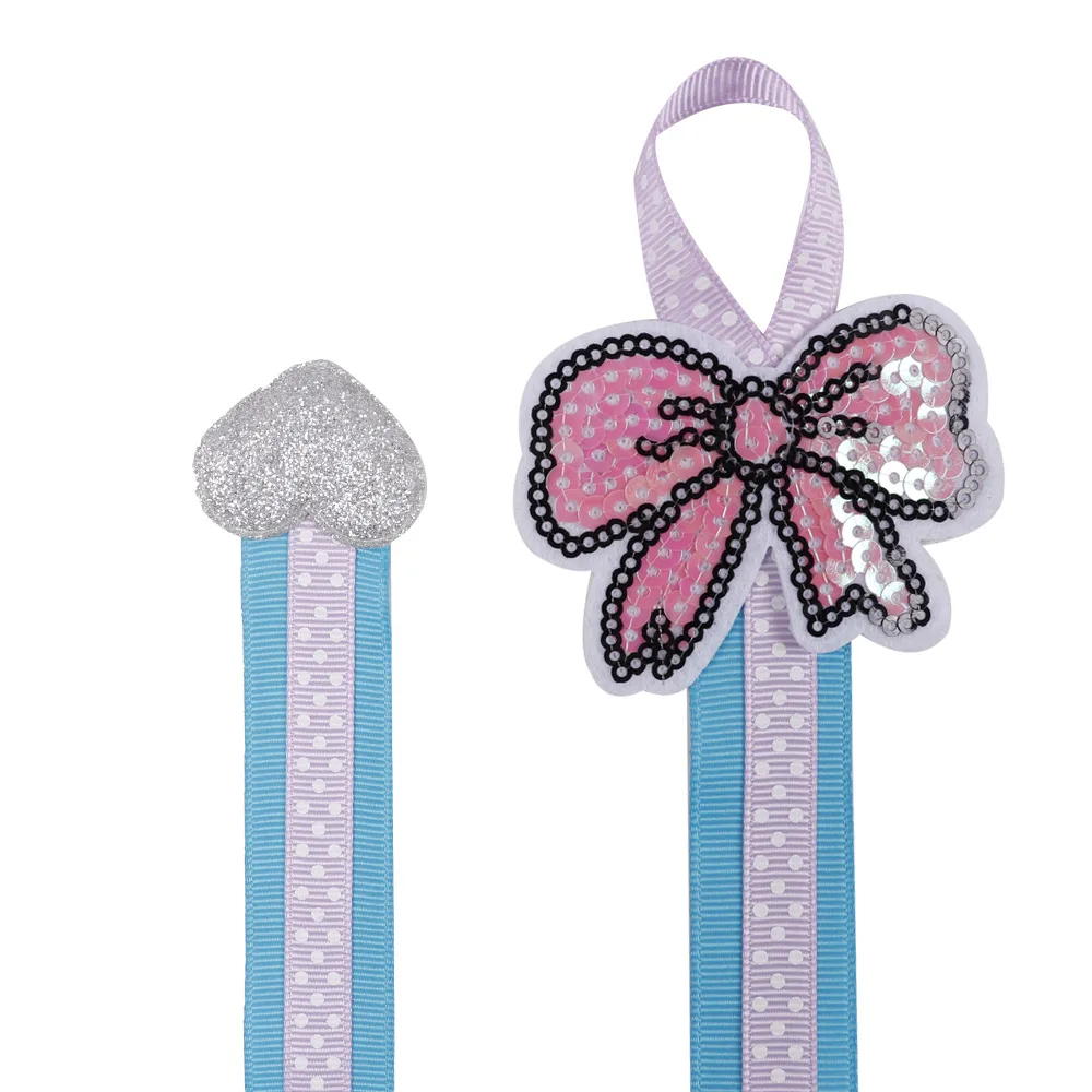 Милый держатель для волос с бантом ручной работы мультяшная заколка длинных в