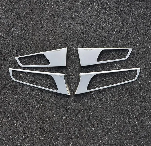 Автомобиль Из Нержавеющей Стали ВНУТРЕННЯЯ ДВЕРНАЯ РУЧКА КРЫШКИ РАМКА ГАРНИР