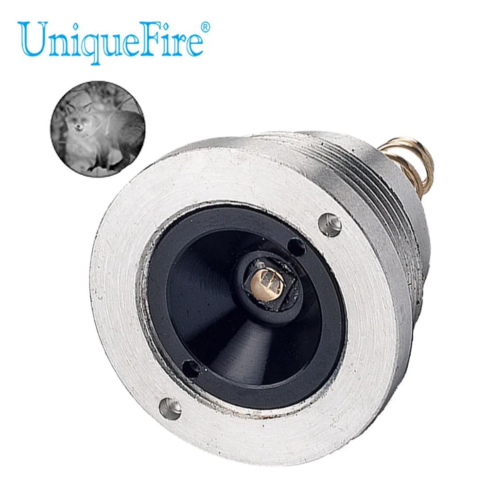 UniqueFire IR 940nm светодиодная лампочка с приближением фокусировки Регулируемая