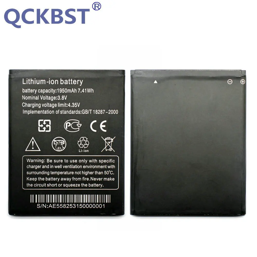 QCKBST 1950mAh батарея для THL T5 T5s DNS S4705 4705 телефон оригинальные сменные батареи в
