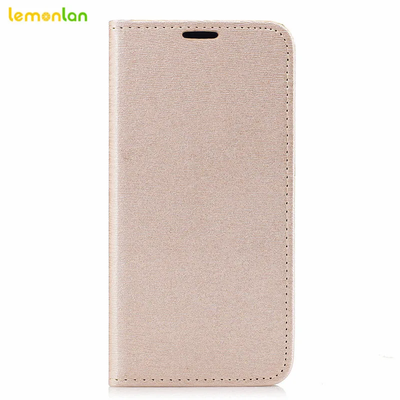 Lemonlan Модный чехол из кожи с текстурой древесины на магнитной застежке для samsung Galaxy J3 J5 J7 J310 J510 J710 J320 чехол сумка - Цвет: Золотой