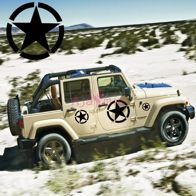 Автомобильный Стайлинг армейская звезда топливный бак крышка газовый короб