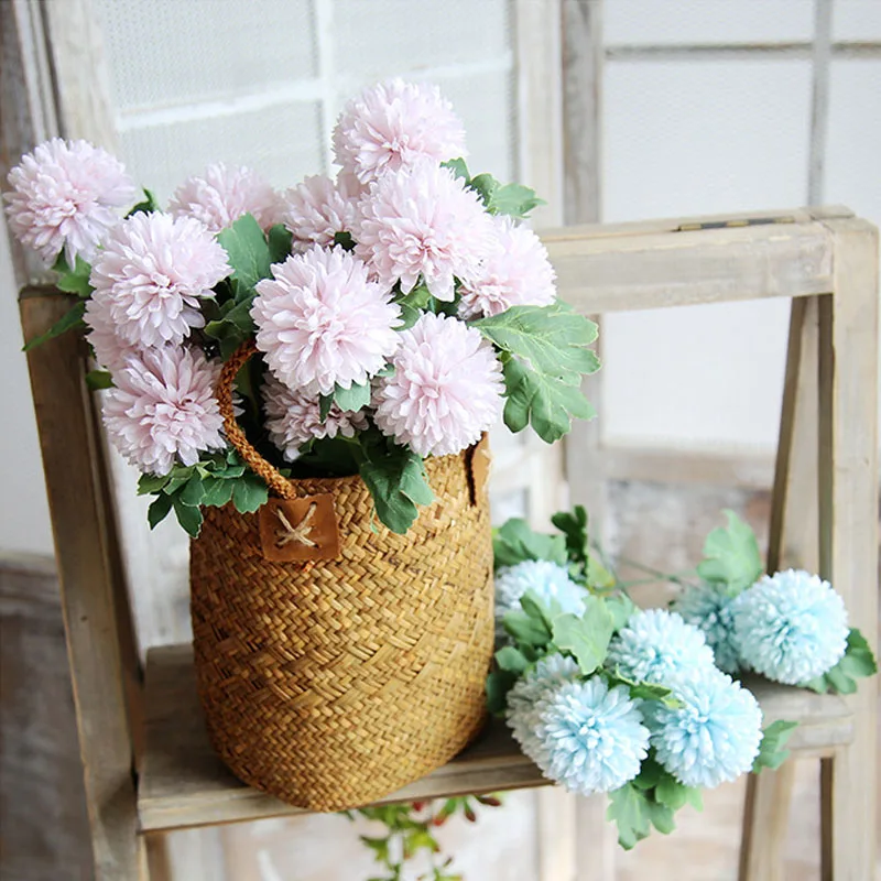 Искусственные шелковые цветы Hyacinth для украшения свадьбы две головки 1 ветка