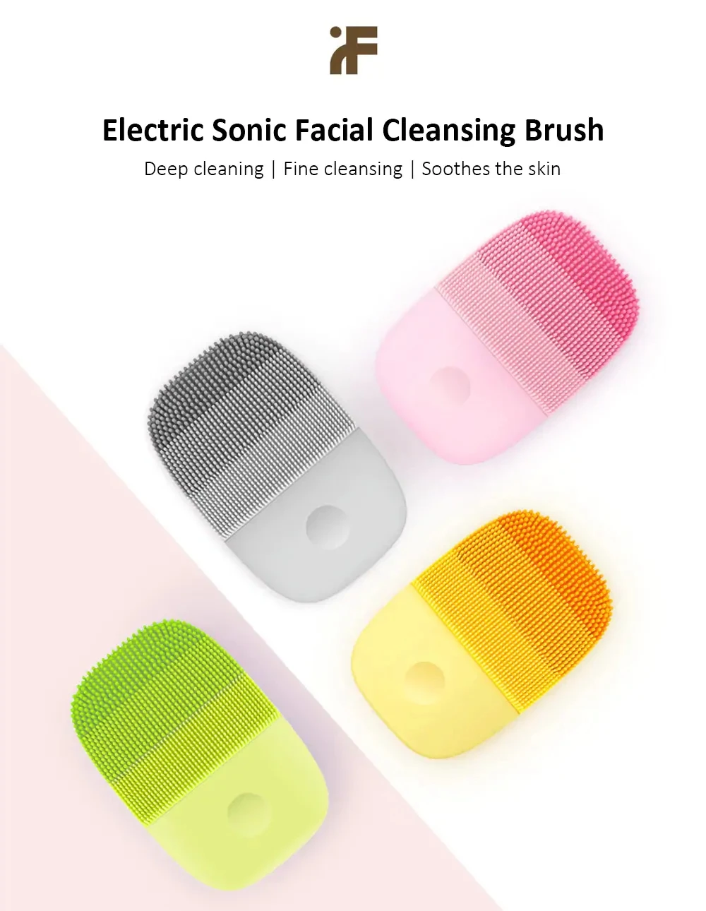 Xiaomi inFace маленький Очищающий Инструмент глубокое очищение Sonic beauty прибор для ухода за лицом очищающий уход за кожей лица массажер подарок