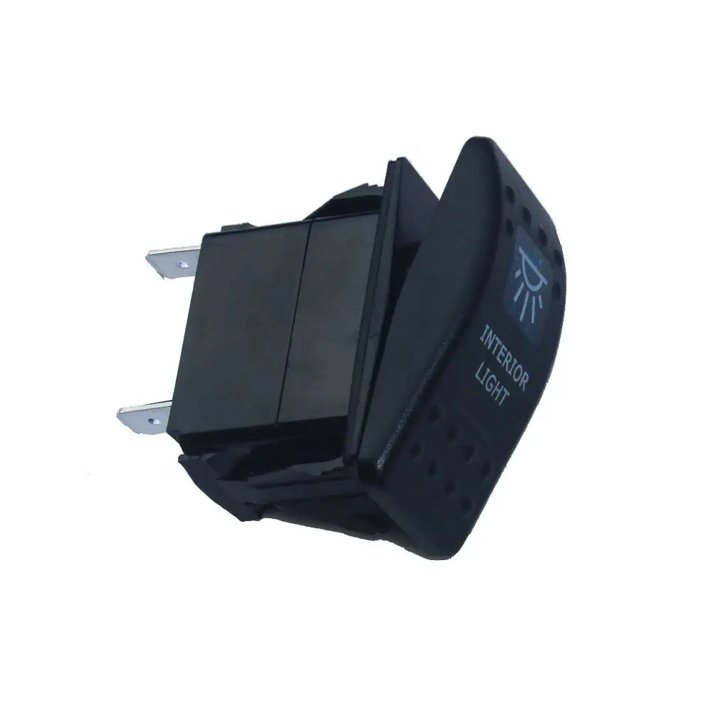 EE support 12В 20А синий светодиодный кулисный переключатель светильник для интерьера