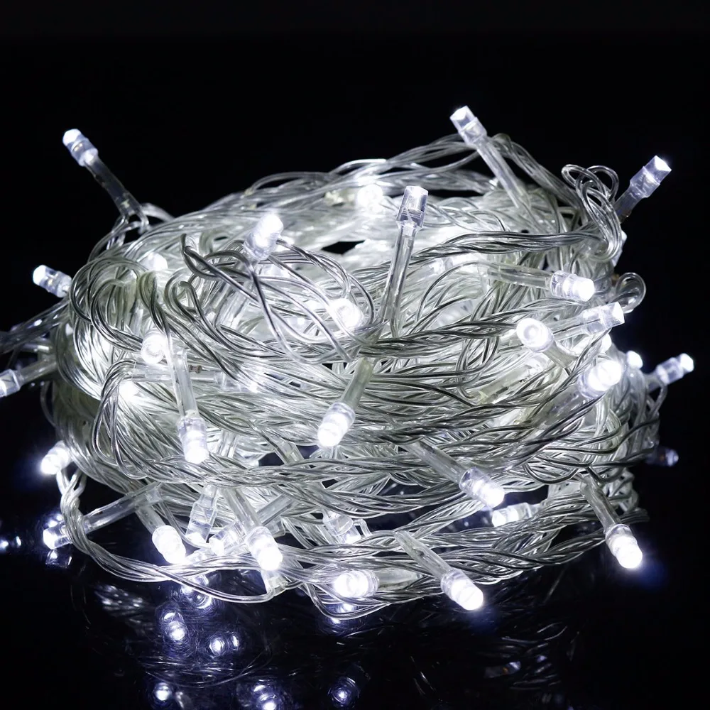 RGB светодиодная Рождественская гирлянда 10 м 20 30 40 50 м|led christmas string lights|fairy lightsstring lights