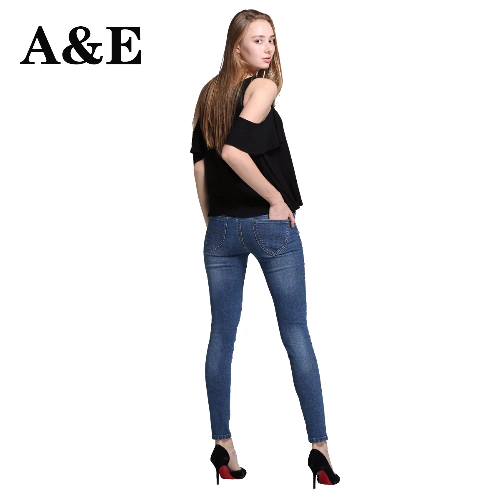 Alice & Elmer стрейч обтягивающие джинсы женские для девочек талия брюки женские|skinny