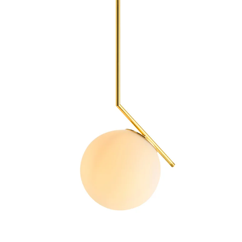

LukLoy Modern Ball Pendant Light Ball Pendant Lamp Hang Light for Living Room Island Bedroom Study Lounge Cafe Shop Hotel