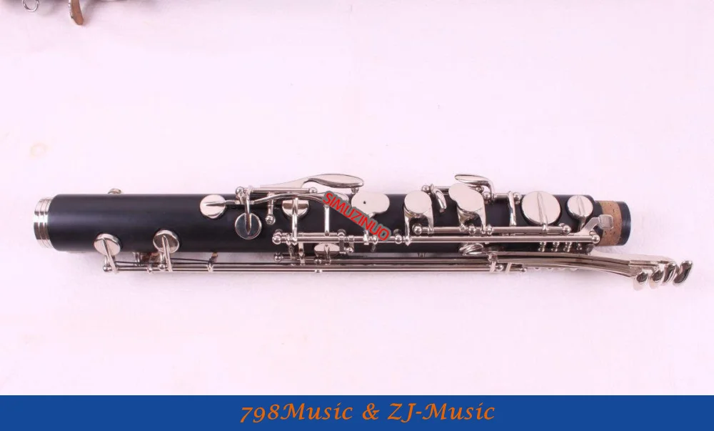 (Низкий C) басовый кларнет Bb ключ жесткий бакелитовый корпус никелированный|bass