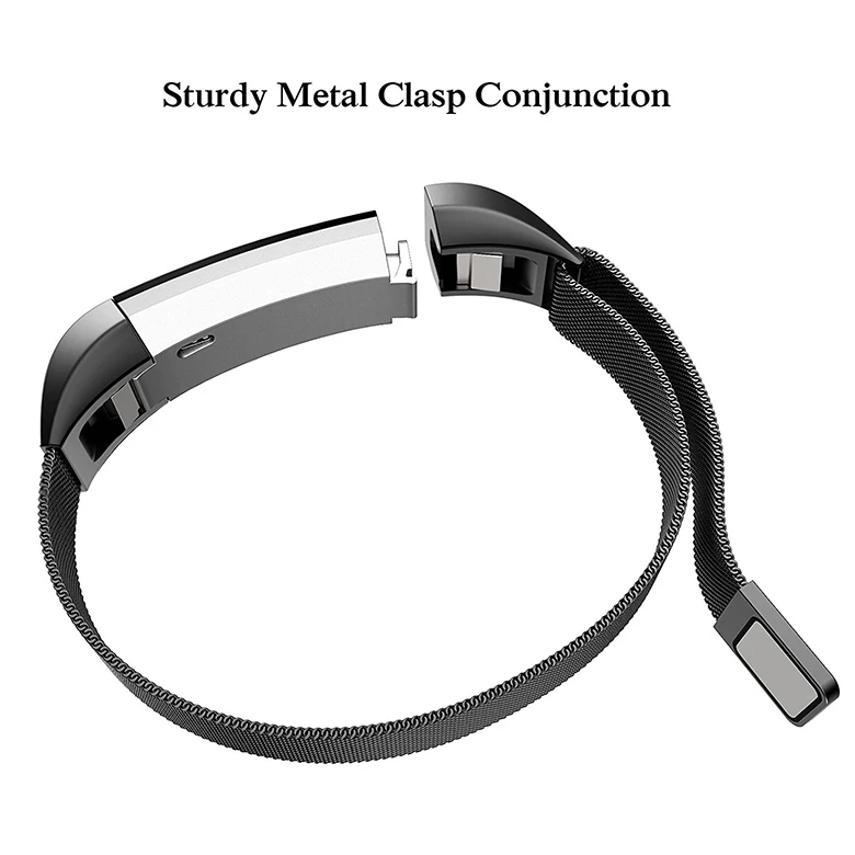 Браслет с магнитным закрытием Миланский ремешок Ремешок Для Fitbit Alta Band Fit Bit Alta HR сменный Браслет умные аксессуары