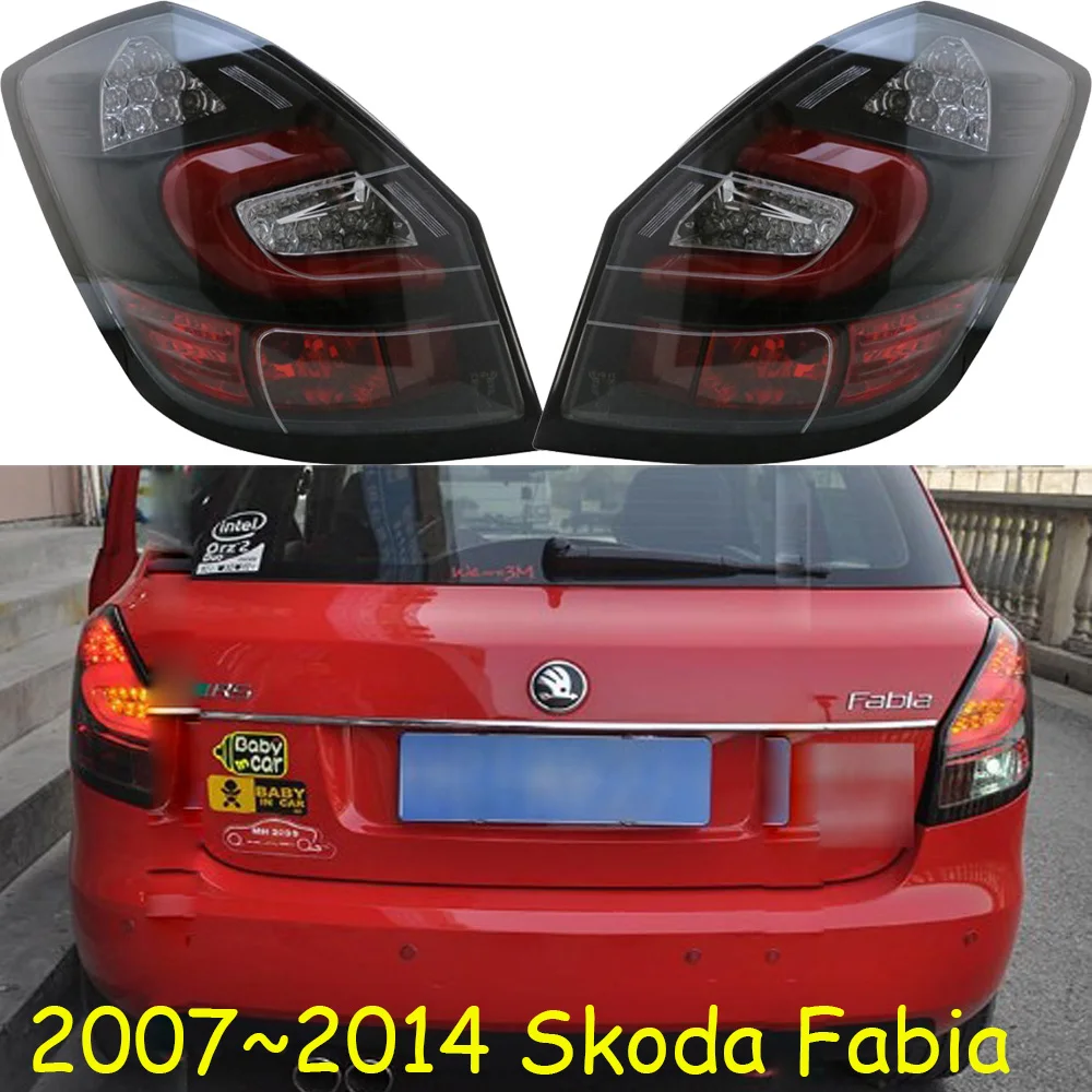 1 Набор автомобильный Стайлинг для Skoda Fabia хвост светильник s светодиодный 2007 2008 2009
