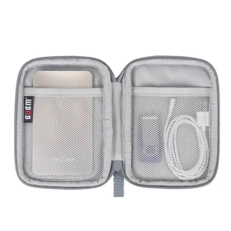 Fashion Rectangle Power Bank Pouch Travel Carrying Case for External Battery Compact Charger Bag Data Cable U Disk | Электроника