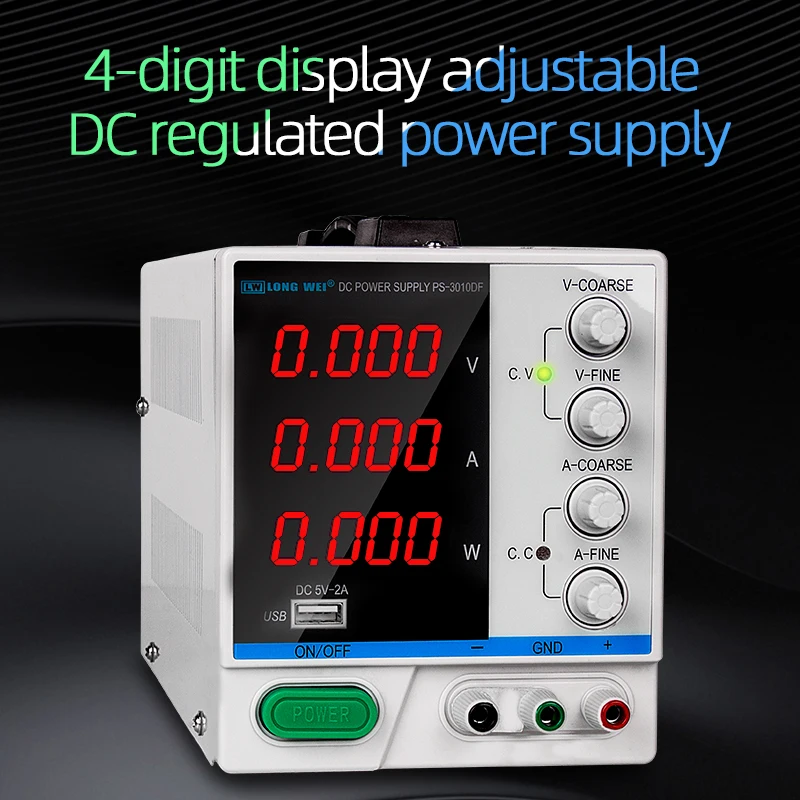 LONG WEI PS 3010DF цифровой дисплей постоянного тока Питание 30V10A Регулируемый