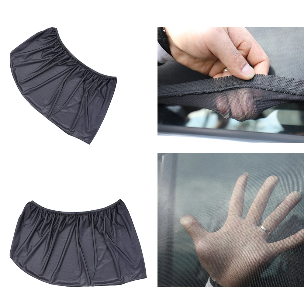 2 шт. сетчатые занавески на заднее сиденье автомобиля|Занавески для боковых окон|