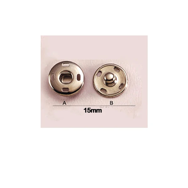 

Wholesale 200sets/lot 15mm metal brass sew on press button snap button fasteners free shipping SF-015