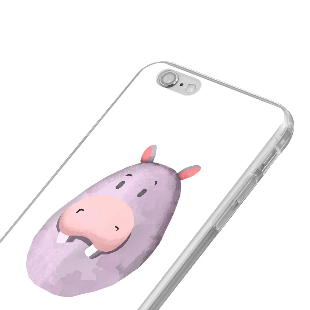 Бегемот Pattern Телефон чехол для iphonex 8 Samsung S8 Huawei p9 Xiaomi Redmi | Мобильные телефоны и