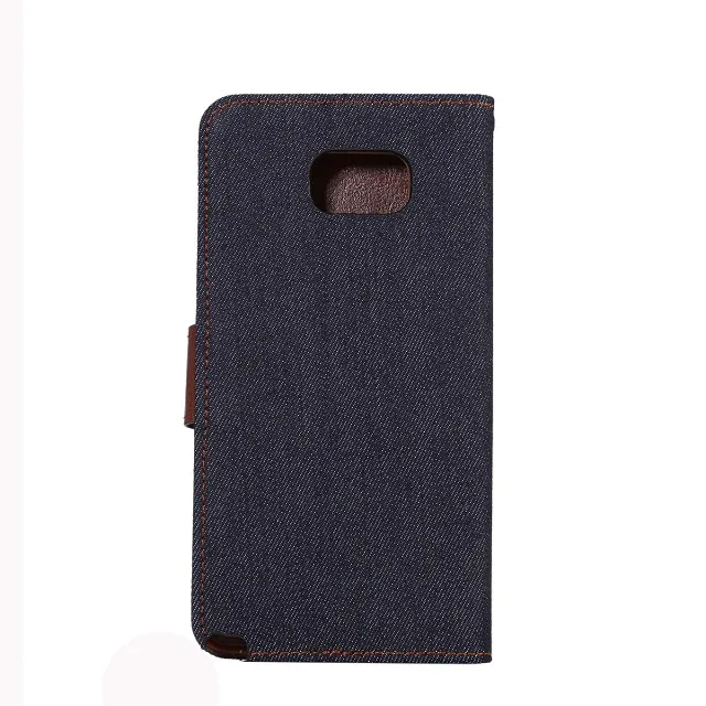 300 шт./лот Новый Бумажник Флип Denim Кожаный Чехол Для Samsung Galaxy Note 5 Note5 N9200 Телефон